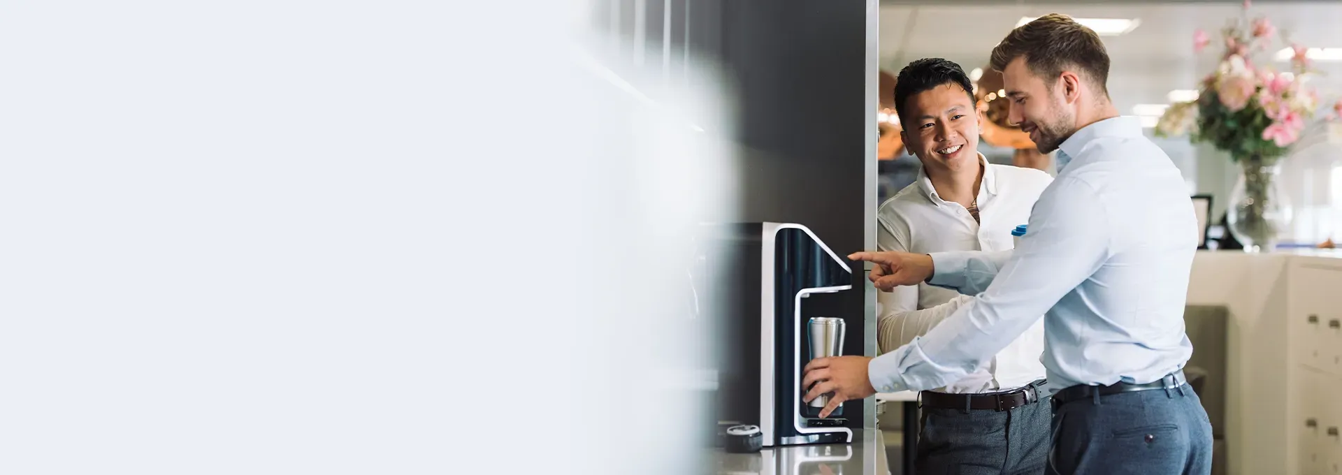 Vannkjøler og kaffemaskiner til kontor